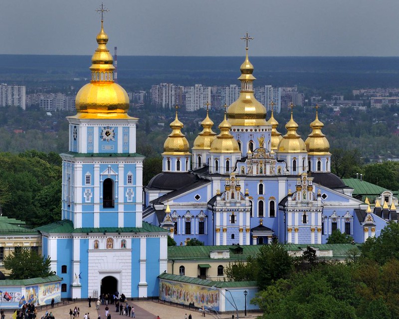 Kiev Gezilecek Yerler 2: St. Michael Altın Kubbeli Katedral » www.hellofromworld.com