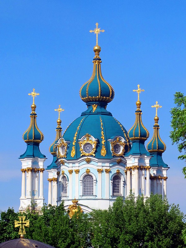 Kiev Gezilecek Yerler 3: St.Andrew's Church - Aziz Andreas Kilisesi ve Andrewski Yokuşu » www.hellofromworld.com